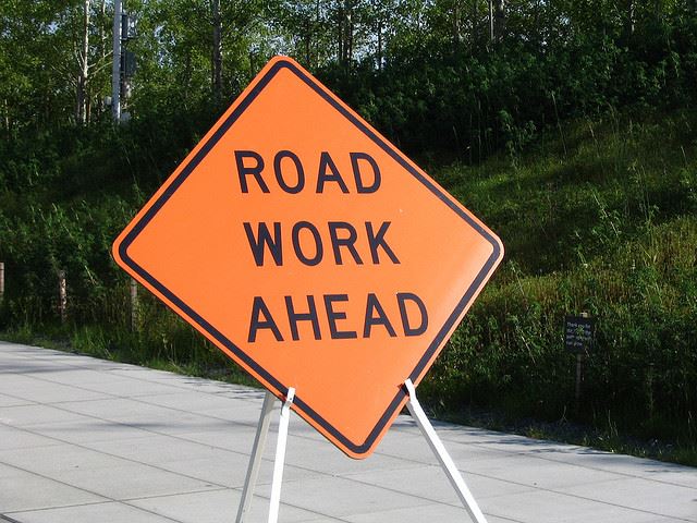 road-work-ahead